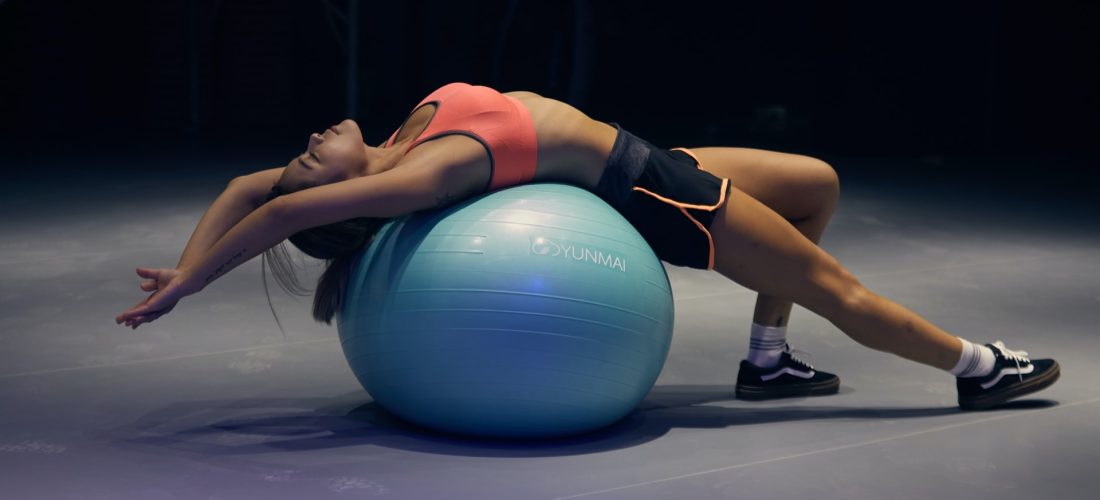 Fitness ball exercises you can do at home